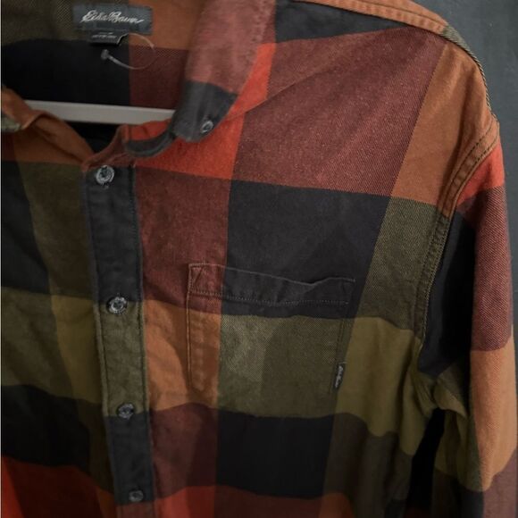 Eddie Bauer Men's Chutes Microfleece Button- Front Shirt Size Medium - Picture 5 of 10